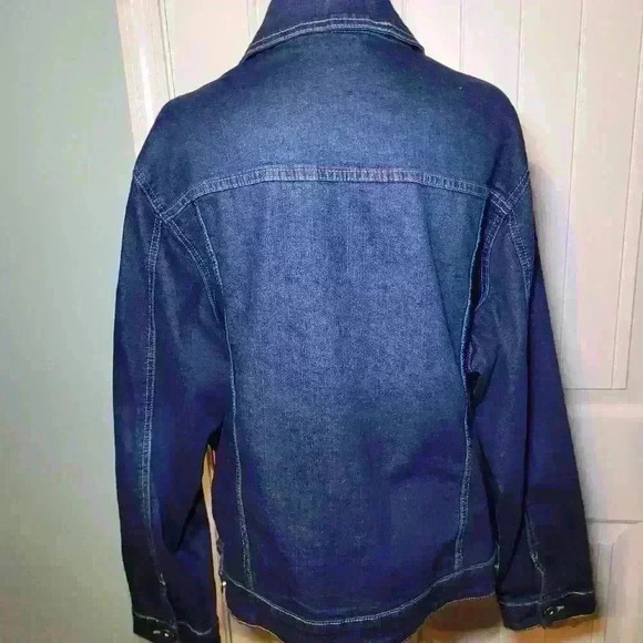 Baccini  Jean jacket button down 2X - Picture 3 of 6